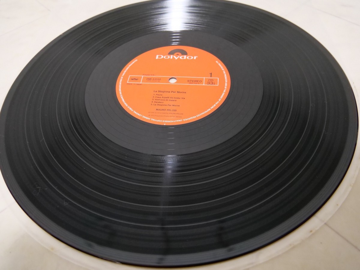 MAURO PELOSI / LA STAGIONE PER MORIRE JAPAN ISSUE LP W/ OBI