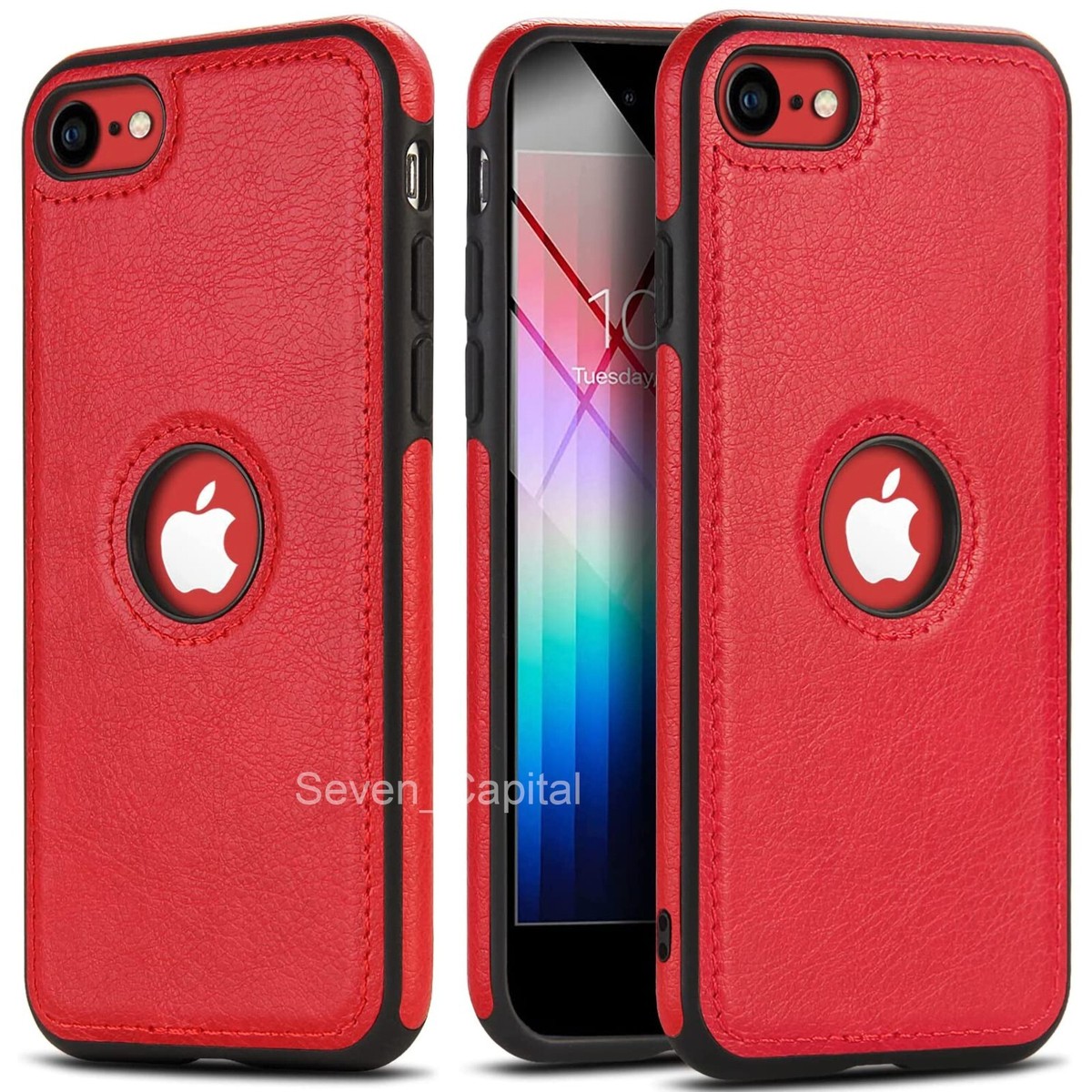 Shockproof Slim Leather Case For iPhone 7 8 SE 2 2020 SE 3 2022