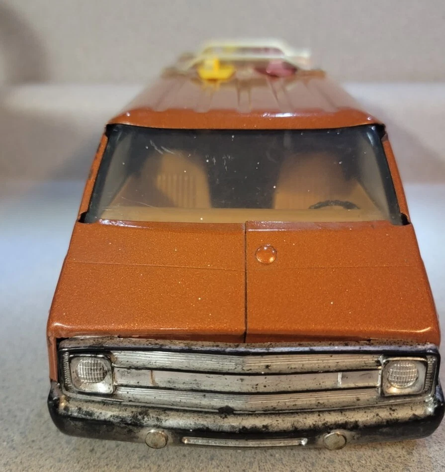 20 世纪 70 年代 Ertl 道奇 Sandvan 压金属 1/18 比例,美国制造。  冲浪板  — 第 2/4 张图片