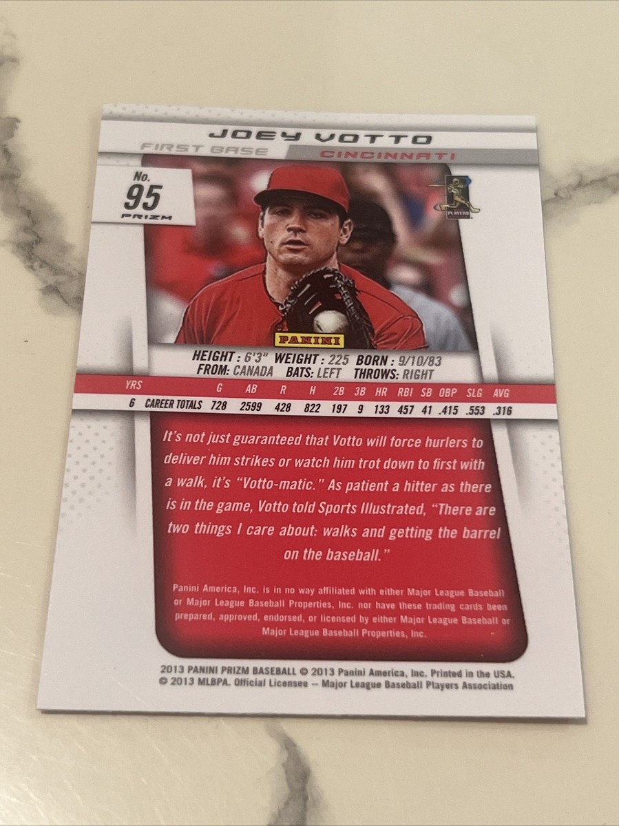 JOEY VOTTO 2013 Panini Prizm Red Pulsar SP #95 REDS | eBay