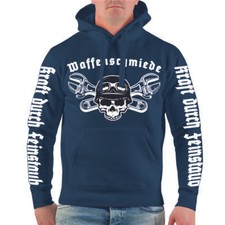 Herren Kapuzenpullover Waffenschmiede Kraft durch Feinstaub mechaniker schrauber