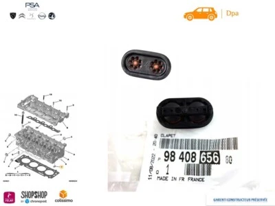 PSA PEUGEOT CITROËN x1 CLAPET ANTIRETOUR de huile 2.0 BlueHDi 9840865680 =9675977780 d'origine