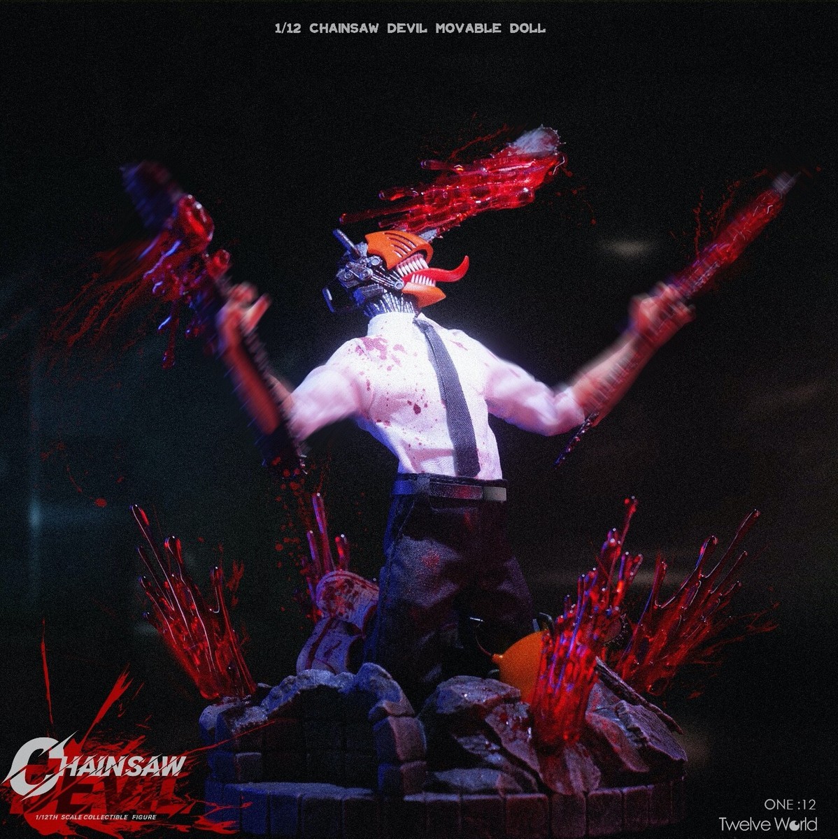 TWTOYS TW2258 1/12 チェンソー魔人　chainsaw man TWTOYS TW2258 1/12 Chainsaw Man 6