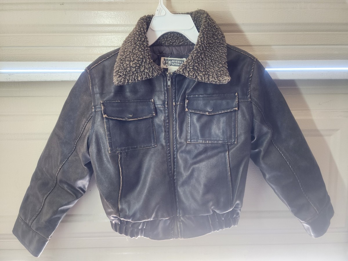 Vintage Route 66 Original Clothing Co. leather jacket-Sz 8 (TopGun