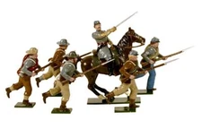 COJF-3305 - Confederate Infantry - ACW (Set 902) 6 Figures - Tradition - 54mm