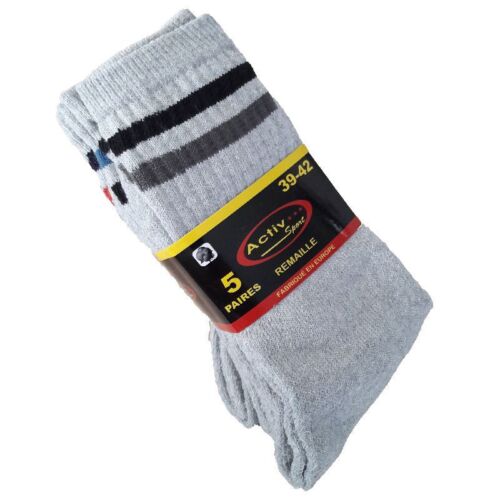Chaussettes de 10 a 70 paires uni Noir, Blanc ou Gris pour homme ou femme - Imagen 92 de 99
