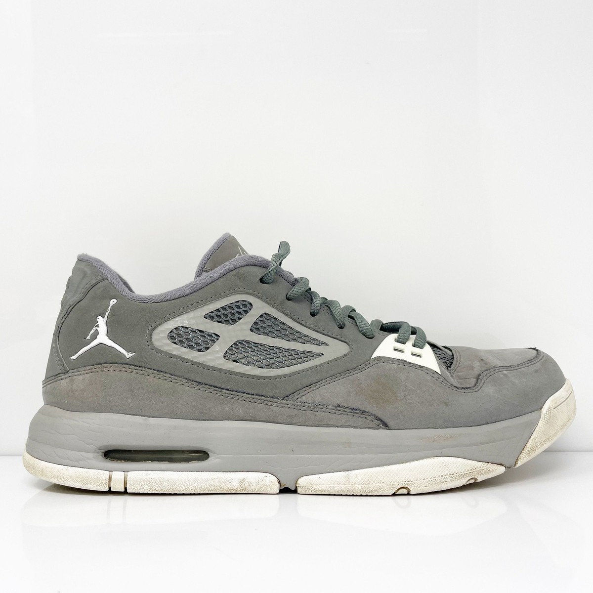 Nike Mens Air Jordan Flight 23 525512-005 Gray Basketball Shoes Sneakers  Size 10