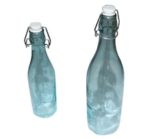 FixtureDisplays Decorative Glass Bottle-Dispenser Italian Bottle