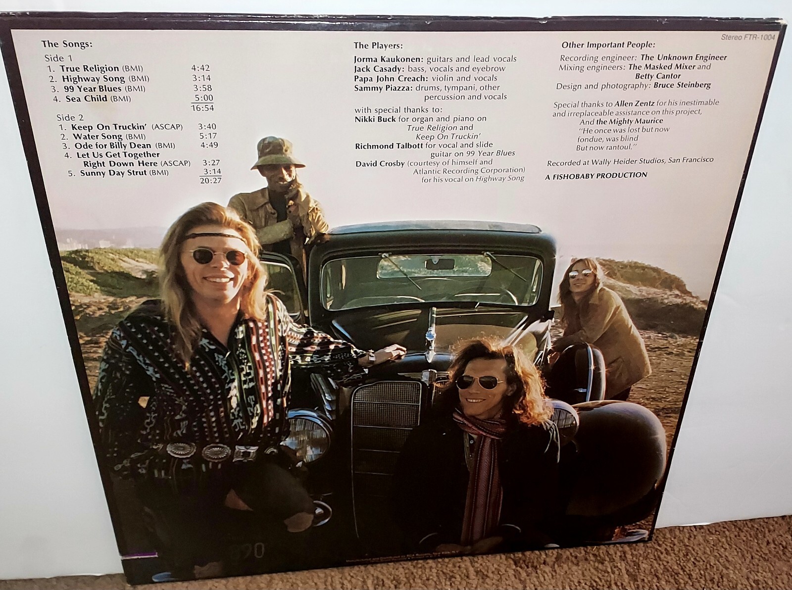 HOT TUNA BURGERS LP NEAR MINT FIRST PRESS eBay