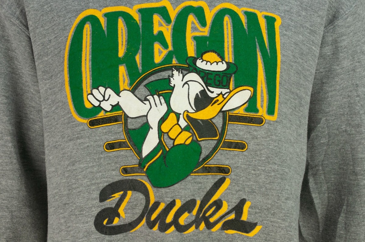 VTG Russel Athletic Oregon Ducks Disney Donald Duck Football Size