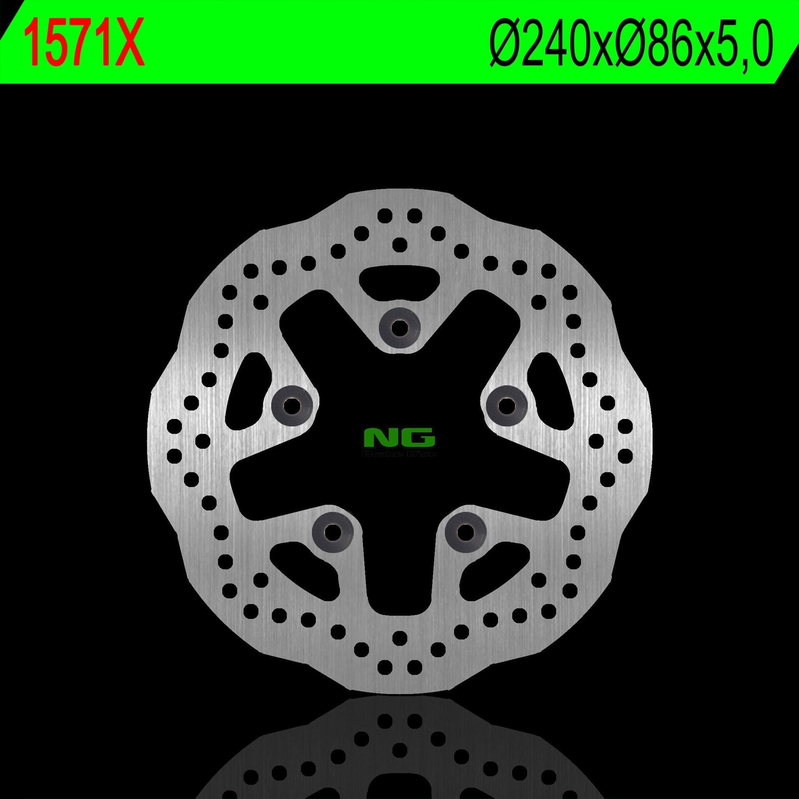 Disque de frein arrière WA ventilé NG 240mm avec 5 trous pour moto KTM Super Duke 1290