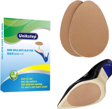 Unikstep 5 Pairs Shoe Sole anti Slip Grips, Non Skid Self Adhesive Rubber Pads,