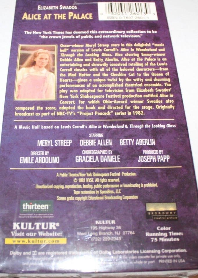 その他 Alice at the Palace [DVD] Prime Video: Alice at the Palace