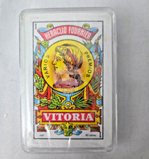 Heraclio Fournier Vitoria Playing Cards Green Made in Spain Sealed 40 card deck