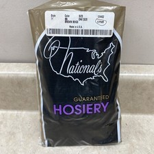 Vintage Nationals Hosiery 71 Brown Beige Knee High One Size 6 Pair