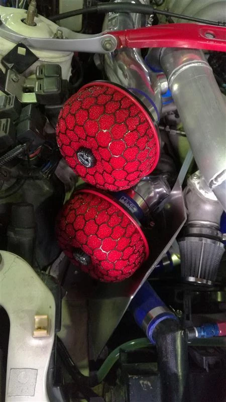 KIT FILTRO ADMISIÓN AIRE RECARGADO SUCCIÓN HKS RACING (70020-AZ101) PARA MAZDA RX7 FD Foto 4 de 4