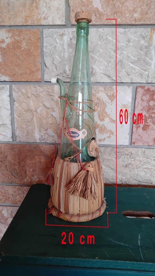 Fiasco vintage - Cantina Giunti - Ampolla ghiaccio e beccuccio - Da collezione - Immagine 3 di 4