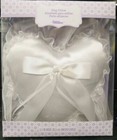 Wilton 6.5" Ivory Wedding Ring Pillow, Brand New- Sealed