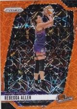 2024 Panini Prizm WNBA SSP Orange Velocity #124 Rebecca Allen, Phoenix Mercury