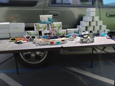 Collection of over 30 Active 3D Shutter Glasses- Most New, Also Non-Active Sets