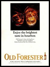 1965 Old Forester Whisky "Enjoy The Brightest Taste In Bourbon" Vintage Print Ad
