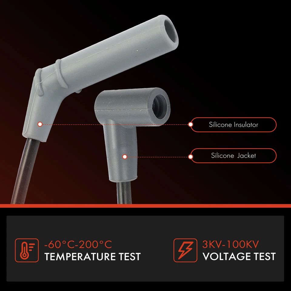 Juego de 10 cables de bujía para Dodge Ram 2500 Ram 3500 1994 1995-2003 V10 8,0 L Foto 4 de 4