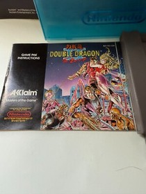 NES Double Dragon II 2 Nintendo con custodia e manuale e poster