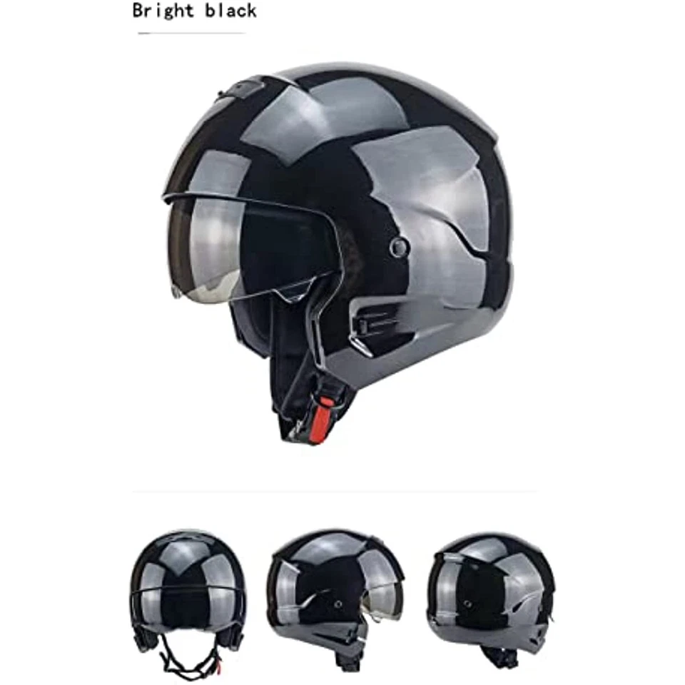 Modular Helmets Open Face Full face Motorcycle Helmet Scooter DOT Approved - Изображение 3 из 4