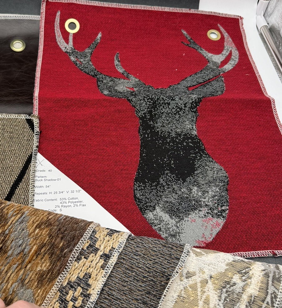 OLD HICKORY FURNITURE Designer Textile Fabric Sample Book 13