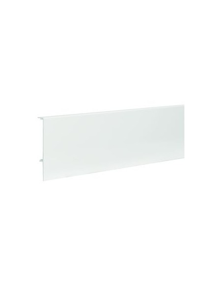 Couvercle pour plinthe design blanc pour harmoniser le salon HAGER Pure 15x100mm