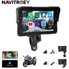 Apple CarPlay 5" Wasserdicht Motorrad TouchScreen Navigator Autoradio Navi GPS