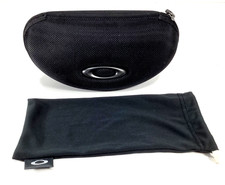 Oakley Soft Vault Sunglasses Case Black Hard Shell Zipper Eyeglass Holder