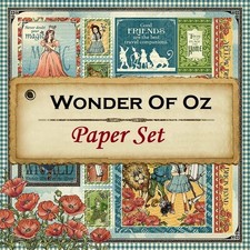 Graphic 45 WONDER OF OZ (12 Sheets) 12x12 Pap...