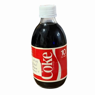 Vintage 1985 Coca-Cola 10 oz Glass Bottle Oklahoma City Returnable