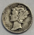 1931 S Mercury Dime Fine F