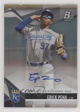 2021 Bowman Platinum Top Prospects Auto Erick Pena #TOP-58 Auto v9t