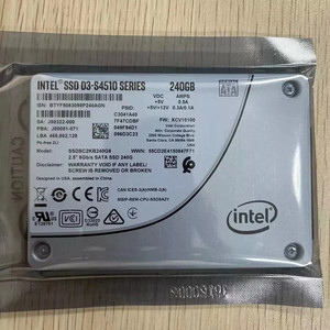 Intel SSD D3-S4510 Series SSDSC2KB240G801 240GB 2.5" SATA3 Solid State Drive 90+