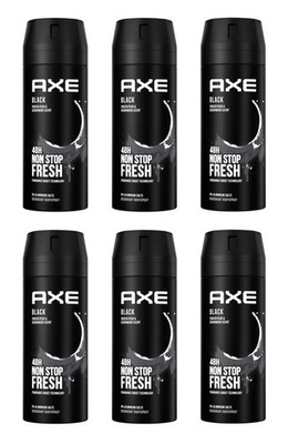 Axe Deospray Black , 6x150ml EAN8710447484265