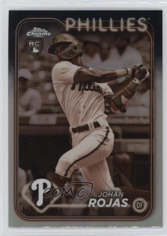 2024 Topps Chrome Sepia Refractor Johan Rojas #273 2l4