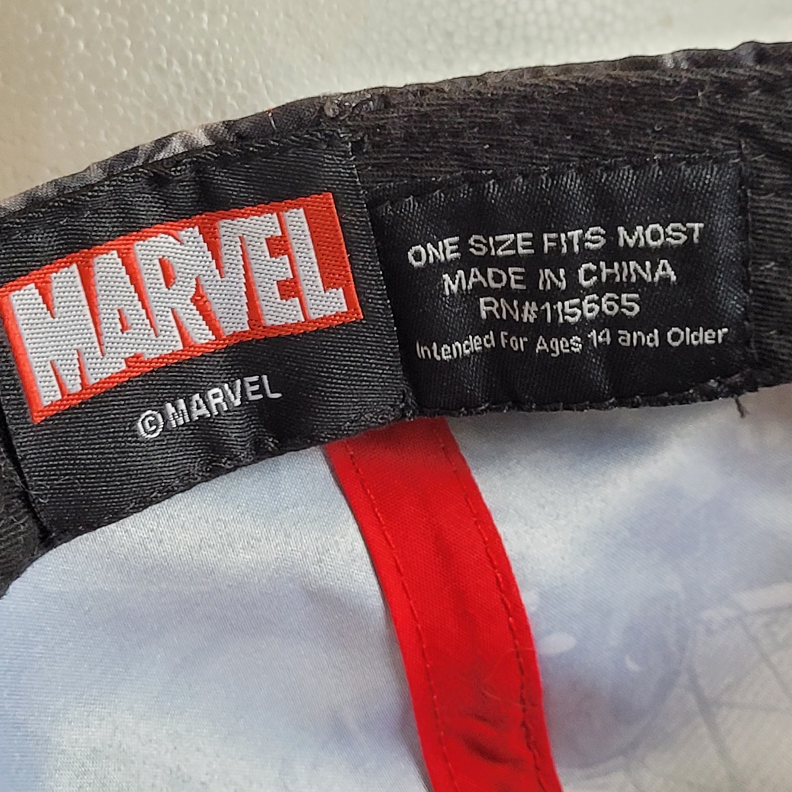 Marvel Comics Deadpool Cap Logo Sublimated All Ov… - image 8