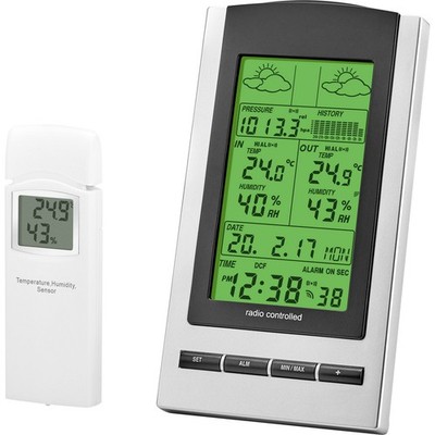 Eurochron WH1173 9223c3b Funk-Wetterstation  Anzahl Sensoren max. 1
