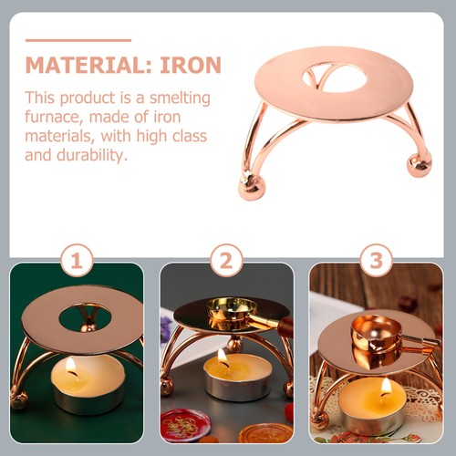 Wax Furnace Man Metal Warmer Sealing Household Melting Accessory - Imagen 2 de 12