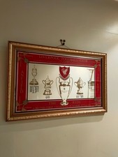 A 1970s Retro Liverpool Football Club Team Mirror In Excellent Condition