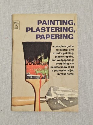 Painting, Plastering, Papering - 1967 Pocket Painters Guide Booklet VTG Ephemera