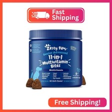 Zesty Paws Senior Dog Multivitamin Treats - Glucosamine for Dogs  Digestive Enz