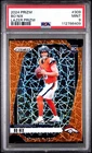 2024 Prizm Bo Nix RC Lazer Rookie #309 Broncos PSA 9