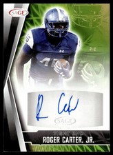 2022 SAGE Autographs Roger Carter Jr. Auto Georgia State Panthers #A-RCJ