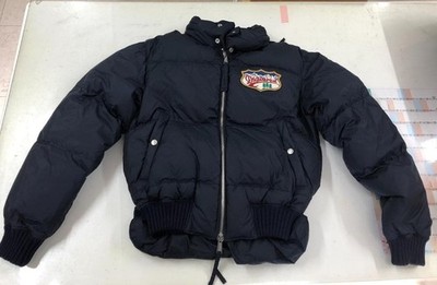DSQUARED2 Navy Down Jacket XL Logo Embroidery Used