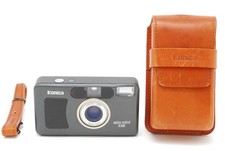 N MINT KONICA Big Mini F Limited Black Compact Camera Point Shoot JAPAN 7580
