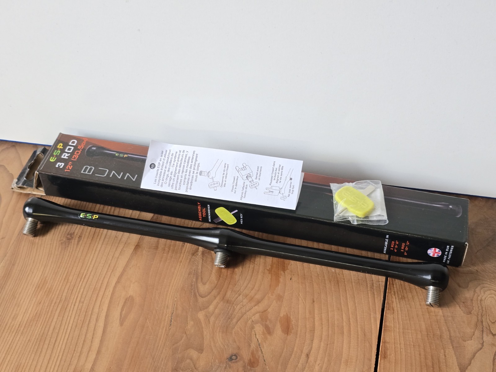ESP 3 Rod Buzz Bar 12"  - With Goal Post Fitting - Carp Specimen Fishing